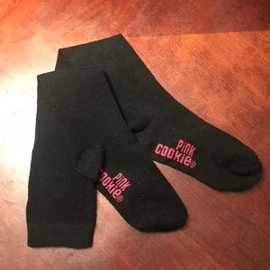 Black knee high socks